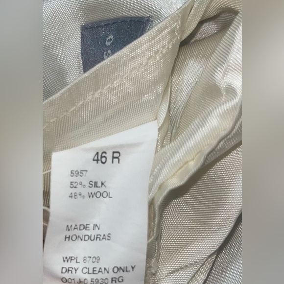 Oscar De La Renta Men’s Taupe/Tan Suit Jacket/Sports Coat/Blazer size 46R​​​​​​​ - Picture 7 of 7